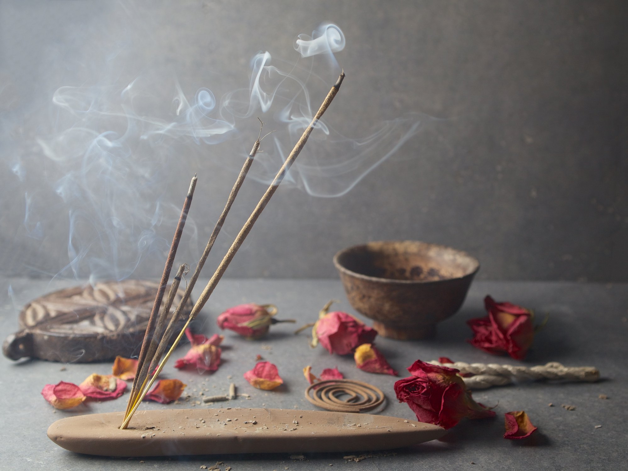 Incense stick. Aromatherapy